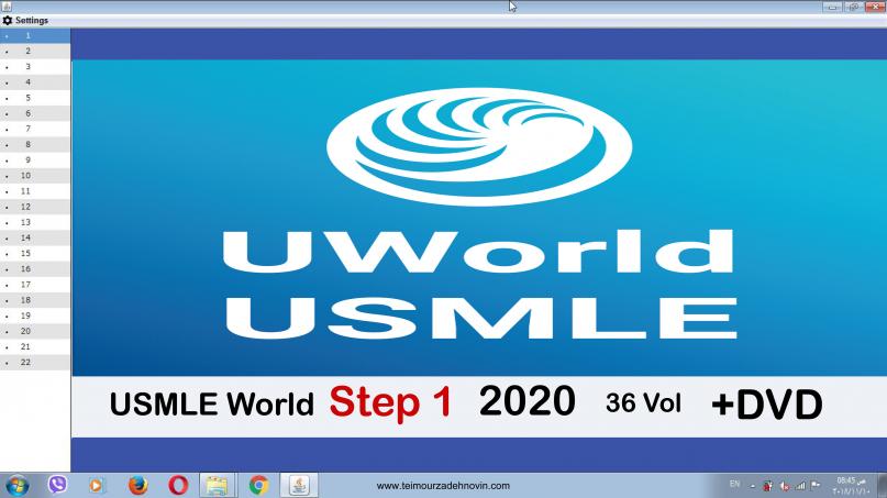 Uworld usmle step 1-2020- 36 vol +DVd  سیاه و سفید - آزمون های امریکا Step 1